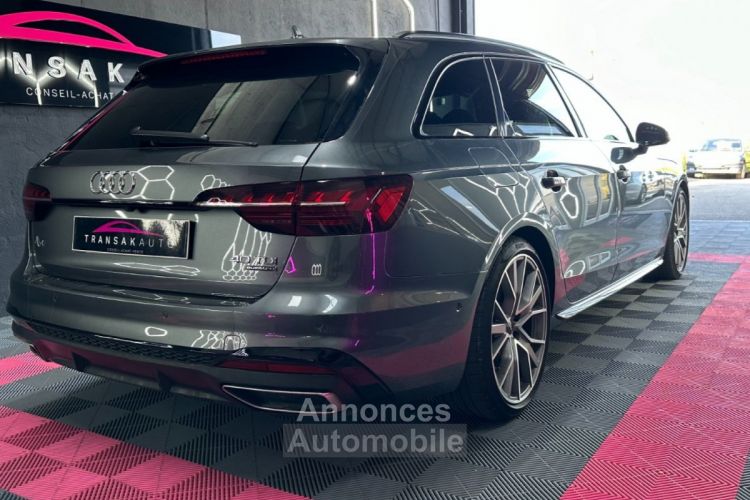 Audi A4 Avant 40 tdi 190 s tronic 7 quattro line toit ouvrant coffre electrique led matrix - <small></small> 32.990 € <small>TTC</small> - #22