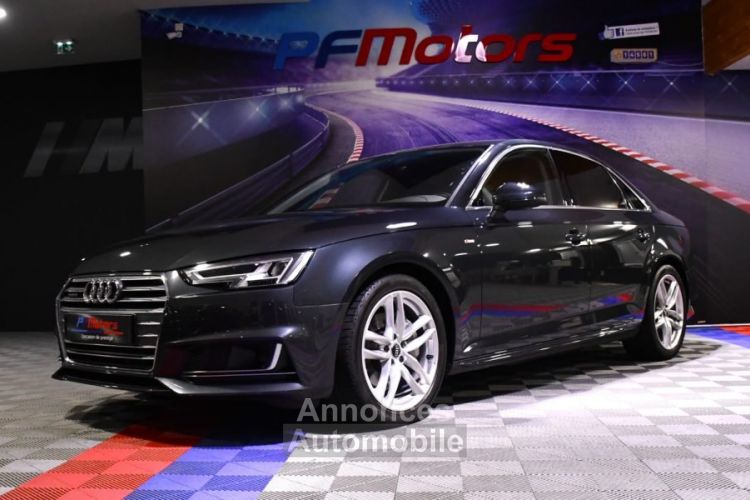 Audi A4 Berline Sport 40 TDI 190 Quattro S-Tronic GPS Virtual Caméra ACC Pré Sense Efficience Car Play JA 18 - <small></small> 25.990 € <small>TTC</small> - #1