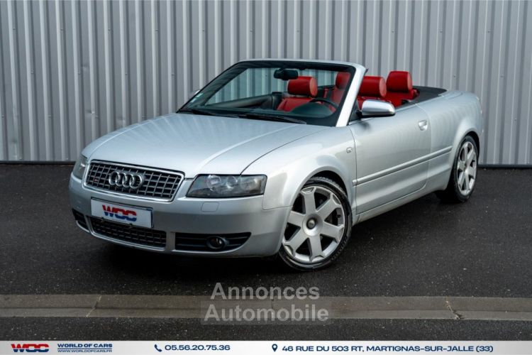 Audi A4 S4 Cabriolet Quattro 4.2i V8 - BVA Tiptronic S4 2004 CABRIOLET - <small></small> 15.490 € <small>TTC</small> - #1