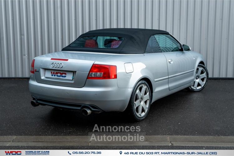 Audi A4 S4 Cabriolet Quattro 4.2i V8 - BVA Tiptronic S4 2004 CABRIOLET - <small></small> 15.490 € <small>TTC</small> - #2