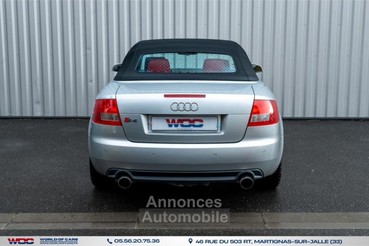 Audi A4 S4 Cabriolet Quattro 4.2i V8 - BVA Tiptronic S4 2004 CABRIOLET - <small></small> 15.490 € <small>TTC</small> - #4