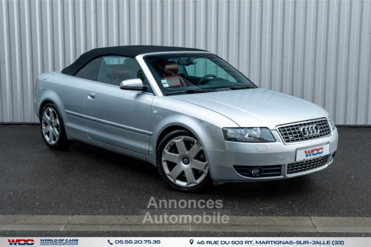 Audi A4 S4 Cabriolet Quattro 4.2i V8 - BVA Tiptronic S4 2004 CABRIOLET - <small></small> 15.490 € <small>TTC</small> - #5