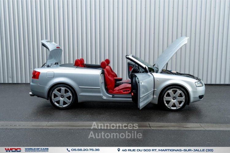 Audi A4 S4 Cabriolet Quattro 4.2i V8 - BVA Tiptronic S4 2004 CABRIOLET - <small></small> 15.490 € <small>TTC</small> - #12