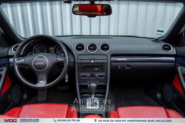 Audi A4 S4 Cabriolet Quattro 4.2i V8 - BVA Tiptronic S4 2004 CABRIOLET - <small></small> 15.490 € <small>TTC</small> - #20