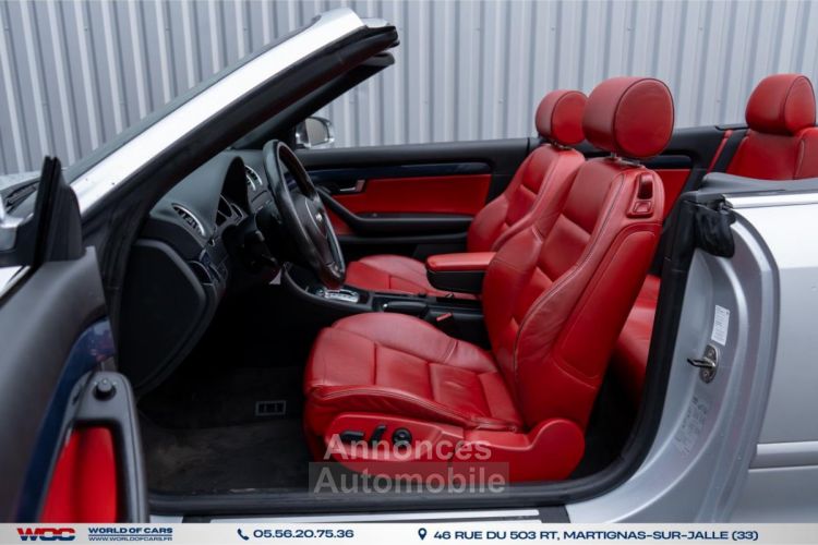 Audi A4 S4 Cabriolet Quattro 4.2i V8 - BVA Tiptronic S4 2004 CABRIOLET - <small></small> 15.490 € <small>TTC</small> - #46