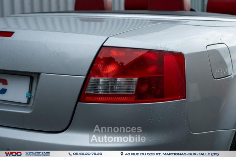 Audi A4 S4 Cabriolet Quattro 4.2i V8 - BVA Tiptronic S4 2004 CABRIOLET - <small></small> 15.490 € <small>TTC</small> - #66