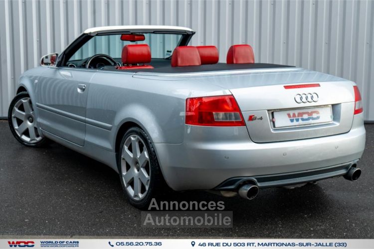 Audi A4 S4 Cabriolet Quattro 4.2i V8 - BVA Tiptronic S4 2004 CABRIOLET - <small></small> 15.490 € <small>TTC</small> - #70