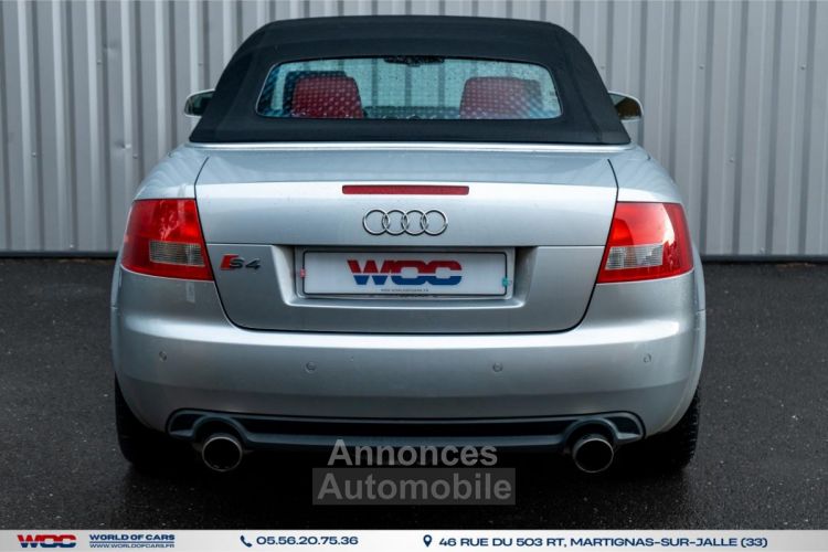 Audi A4 S4 Cabriolet Quattro 4.2i V8 - BVA Tiptronic S4 2004 CABRIOLET - <small></small> 15.490 € <small>TTC</small> - #71