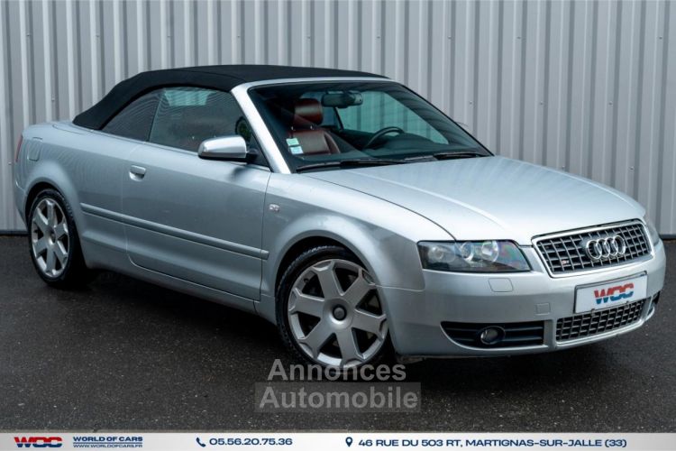 Audi A4 S4 Cabriolet Quattro 4.2i V8 - BVA Tiptronic S4 2004 CABRIOLET - <small></small> 15.490 € <small>TTC</small> - #74