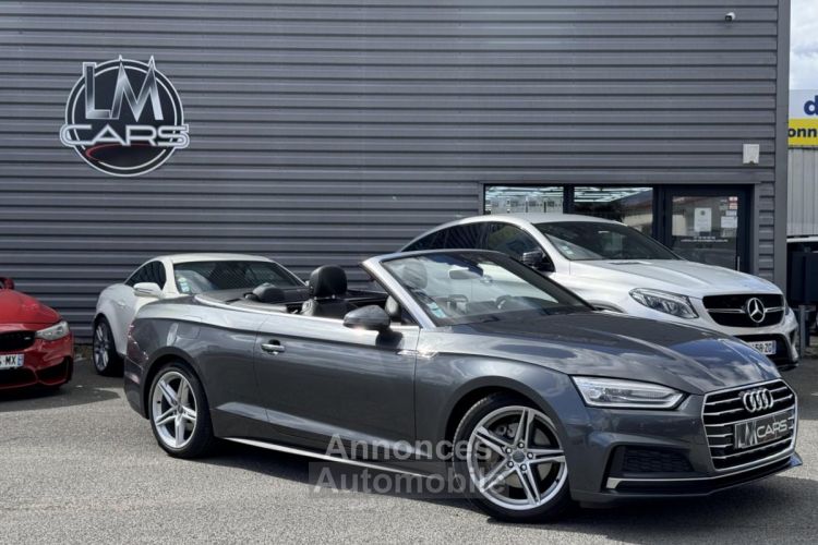 Audi A5 Cabriolet 2.0 TDI - 190 - BV S-Tronic 2017 CABRIOLET S line PHASE 1 - <small></small> 25.990 € <small>TTC</small> - #1