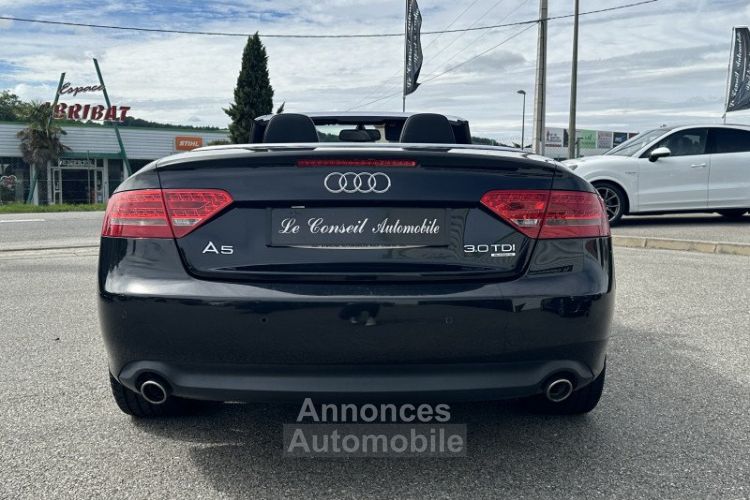 Audi A5 CABRIOLET 3.0 V6 TDI 240CH DPF AMBITION LUXE QUATTRO S TRONIC 7 - <small></small> 17.990 € <small>TTC</small> - #7