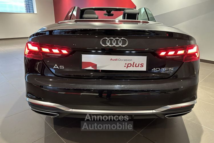 Audi A5 CABRIOLET Cabriolet 40 TFSI 204 S tronic 7 Quattro S Line - <small></small> 53.480 € <small>TTC</small> - #5