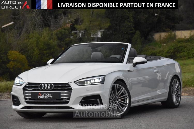 Audi A5 Cabriolet Quattro 2.0 TFSI - 252 - BV S-Tronic 2017 CABRIOLET S line PHASE 1 - <small></small> 29.900 € <small>TTC</small> - #1