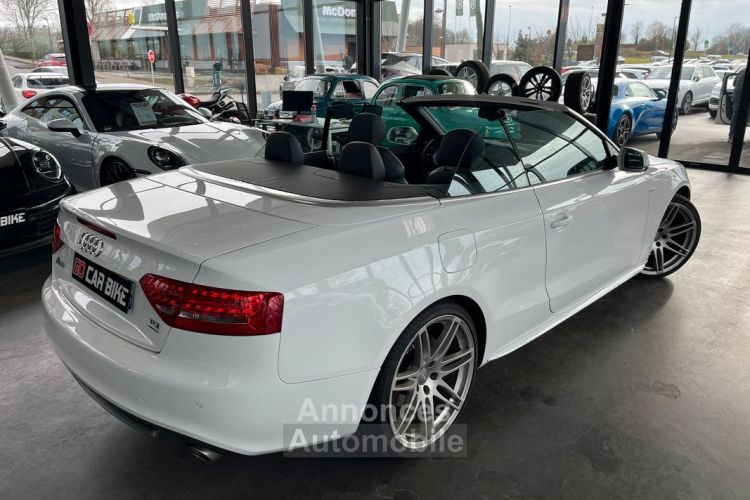 Audi A5 Cabriolet S-Line V6 TDI 240 ch Quattro Xenon Bang&Olufsen Camera Jantes RS 20 pouces - <small></small> 19.985 € <small>TTC</small> - #2