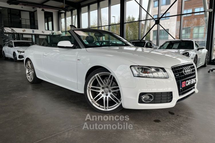 Audi A5 Cabriolet S-Line V6 TDI 240 ch Quattro Xenon Bang&Olufsen Camera Jantes RS 20 pouces - <small></small> 19.985 € <small>TTC</small> - #3