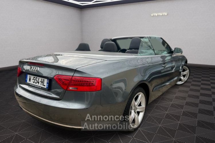 Audi A5 CABRIOLET *Quattro 2.0TDI 177CH *XENON*GPS*CUIR - <small></small> 15.999 € <small>TTC</small> - #4