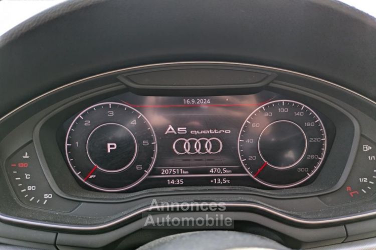 Audi A5 Sportback 3.0 50 TDI 285 AVUS QUATTRO TIPTRONIC BVA - <small></small> 22.690 € <small>TTC</small> - #14