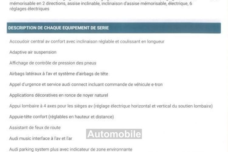 Audi e-tron 55 AVUS EXTENDED + Pano Cuir - <small></small> 33.990 € <small>TTC</small> - #20