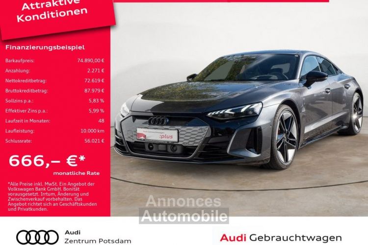 Audi e-tron GT RS e tron HUD SITZBEL%C3%9C MASSAGE PANO  - <small></small> 72.890 € <small>TTC</small> - #1