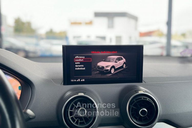 Audi Q2 1.4 TFSI COD 150 ch S tronic 7 Design Luxe - VIRTUAL COCKPIT/APPLE CARPLAY/CAMERA DE RECUL - <small></small> 21.990 € <small>TTC</small> - #16