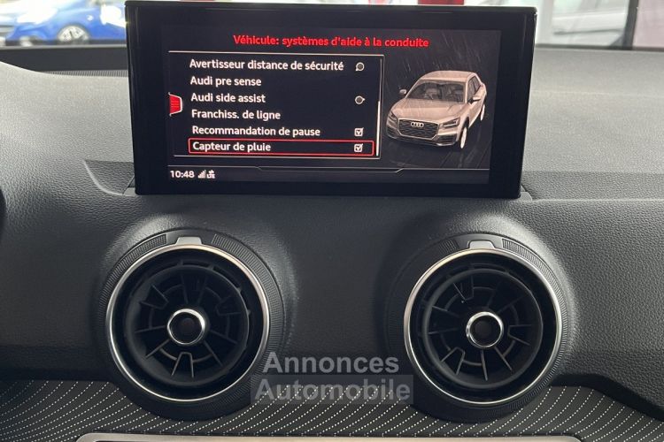 Audi Q2 2,0 TDI 150 S-LINE S-TRONIC 7 QUATTRO TOIT PANORAMIQUE GPS CAMERA HIFI BANG & OLUFSEN REGULATEUR  - <small></small> 32.990 € <small>TTC</small> - #14