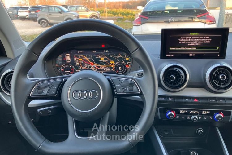 Audi Q2 30 TDI 116 S LINE Ext GPS Caméra Hayon Keyless JA 18 - <small></small> 32.450 € <small>TTC</small> - #25