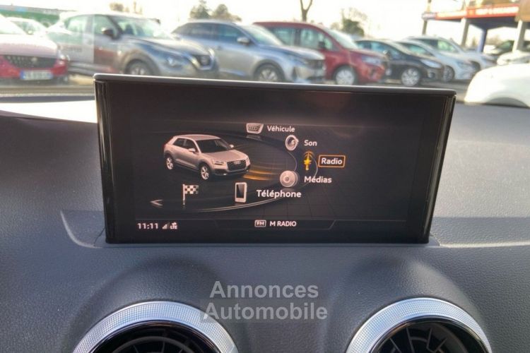 Audi Q2 30 TFSI 110 BV6 S LINE Ext. GPS Caméra JA 18