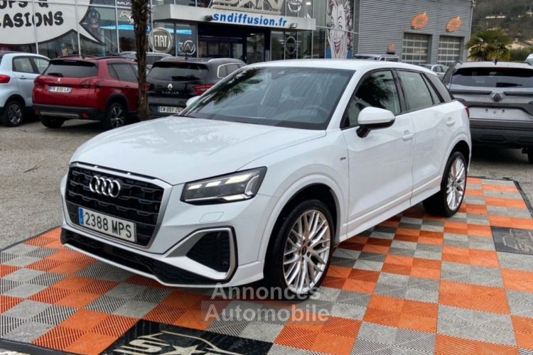 Audi Q2 35 TDI 150 S-LINE S-TRONIC GPS Caméra JA 19 Matrix Keyless Hayon - <small></small> 36.450 € <small>TTC</small> - #1