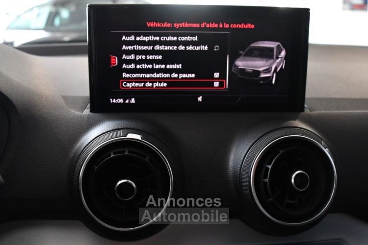 Audi Q2 S-Line 35 TDI 150 Quattro S-Tronic GPS Virtual Hayon ACC Pré Sense Smartphone Lane JA 18 - <small></small> 29.990 € <small>TTC</small> - #28