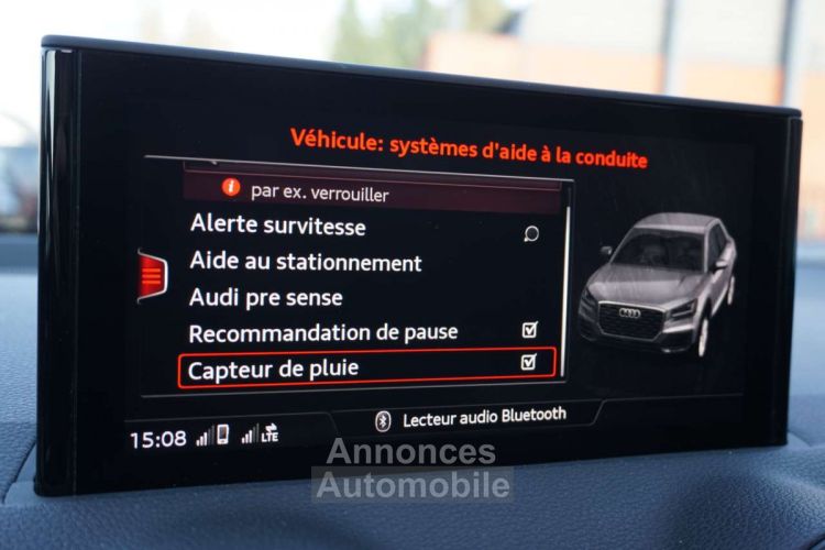 Audi Q2 TFSI SPORT AUTO TOIT PANO COCKPIT DYNAMIC EU6B - <small></small> 22.990 € <small>TTC</small> - #26