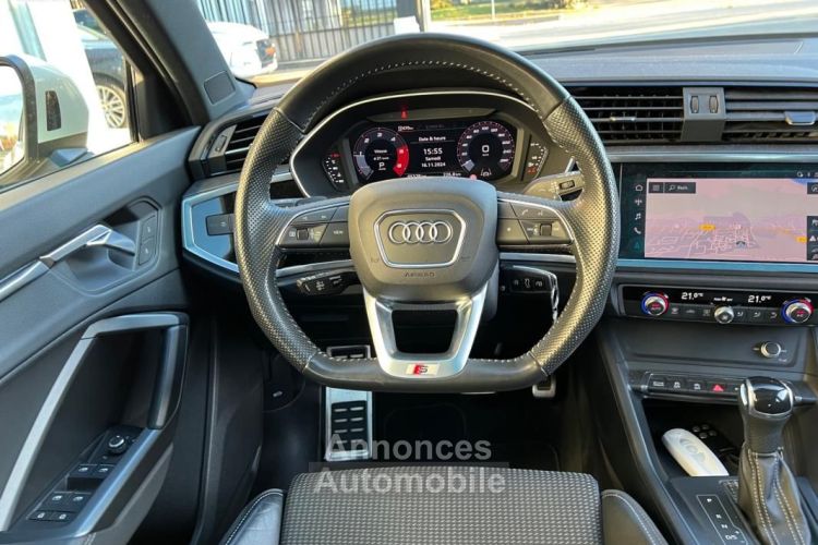 Audi Q3 2.0 35 TDI 150CH S-LINE ORIGINE FRANCE CAMERA DE RECUL + TOIT OUVRANT PANORAMIQUE APPLE... - <small></small> 32.980 € <small>TTC</small> - #15