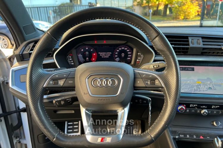 Audi Q3 2.0 35 TDI 150CH S-LINE ORIGINE FRANCE CAMERA DE RECUL + TOIT OUVRANT PANORAMIQUE APPLE... - <small></small> 32.980 € <small>TTC</small> - #16