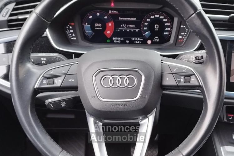 Audi Q3 2.0 35 TDI 150CH S-TRONIC 7 BVA SIEGE CUIR CHAUFFANTS ELEC VIRTUAL GPS CAMERA CARPLAY - <small></small> 28.990 € <small>TTC</small> - #14