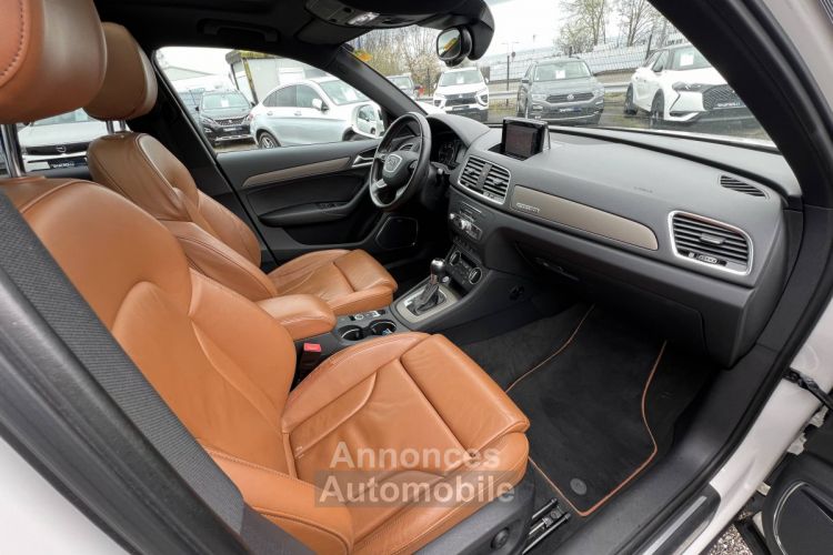 Audi Q3 2.0 TDI 184ch Quattro S tronic 7 Attelage Cuir GPS Caméra Toit Ouvrant - <small></small> 19.990 € <small>TTC</small> - #11