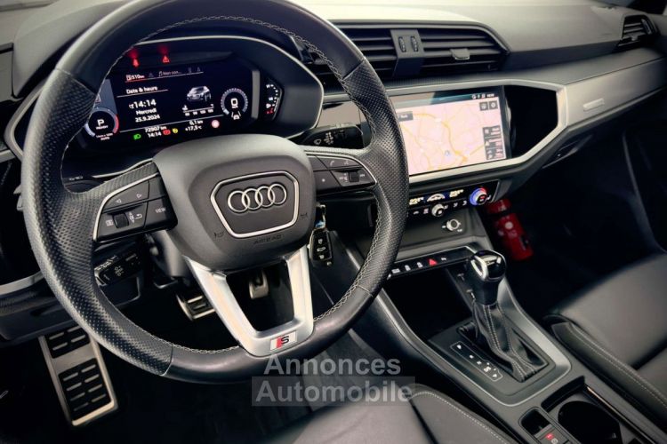 Audi Q3 2.0 TDi S-LINE 1ERPRO AUTO CAM360 COCKPIT TVA - <small></small> 37.990 € <small>TTC</small> - #12