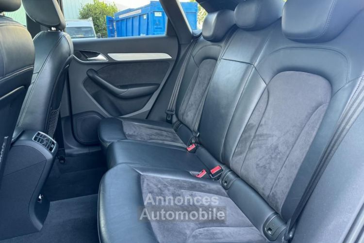 Audi Q3 2.0 TFSI 180CH QUATTRO S-TRONIC BVA TOIT PANO-OUVRANT SELLERIE CUIR ALCANTARA - <small></small> 19.490 € <small>TTC</small> - #15