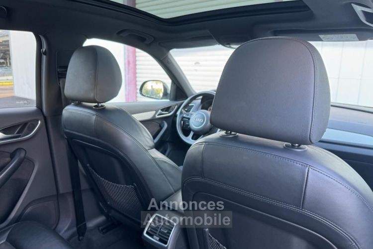 Audi Q3 2.0 TFSI 180CH QUATTRO S-TRONIC BVA TOIT PANO-OUVRANT SELLERIE CUIR ALCANTARA - <small></small> 19.490 € <small>TTC</small> - #16