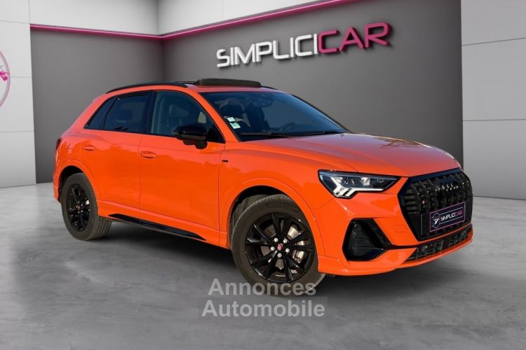 Audi Q3 35 TDI 150 ch S tronic 7 S line ORANGE PULSE PACK BLACK TOIT OUVRANT CAMERA DE RECUL GARANTIE 12 MOIS - <small></small> 33.900 € <small>TTC</small> - #1