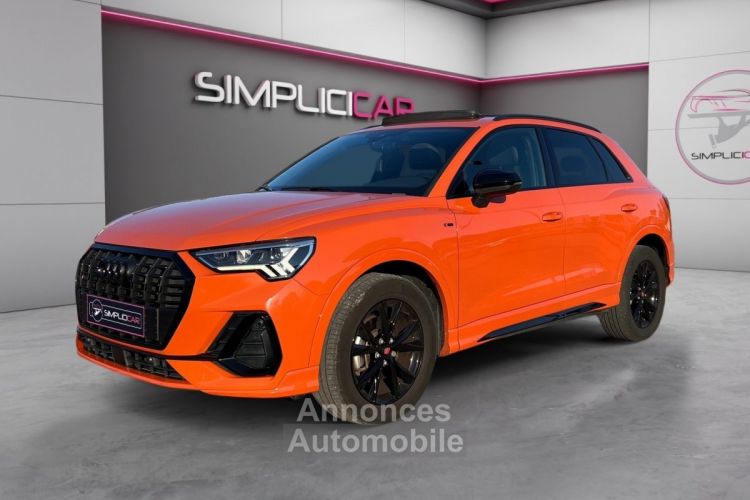 Audi Q3 35 TDI 150 ch S tronic 7 S line ORANGE PULSE PACK BLACK TOIT OUVRANT CAMERA DE RECUL GARANTIE 12 MOIS - <small></small> 33.900 € <small>TTC</small> - #6