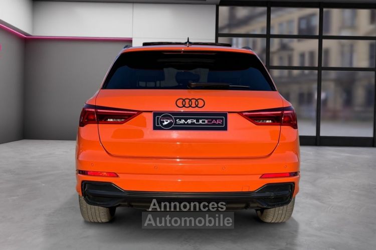 Audi Q3 35 TDI 150 ch S tronic 7 S line ORANGE PULSE PACK BLACK TOIT OUVRANT CAMERA DE RECUL GARANTIE 12 MOIS - <small></small> 33.900 € <small>TTC</small> - #9