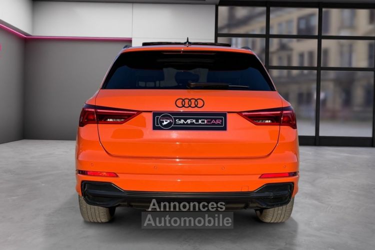 Audi Q3 35 TDI 150 ch S tronic 7 S line ORANGE PULSE PACK BLACK TOIT OUVRANT CAMERA RECUL GARANTIE 12 MOIS - <small></small> 33.900 € <small>TTC</small> - #9