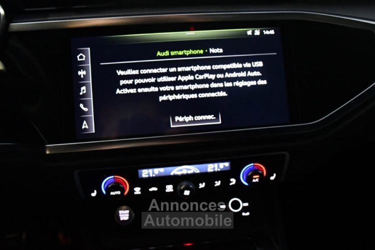 Audi Q3 S-Line 35 TFSI 150 S-Tronic GPS Virtual Car Play Lane Drive Hayon Keyless JA 19 - <small></small> 31.990 € <small>TTC</small> - #34