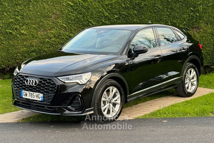 Audi Q3 Sportback 35 tdi 2.0 150 Stronic Design + Pack ext S-line sline 03-2023 Garantie constructeur 17860kms Phares LED Régulateur adaptatif chargeur induction sièges - <small></small> 39.880 € <small>TTC</small> - #1