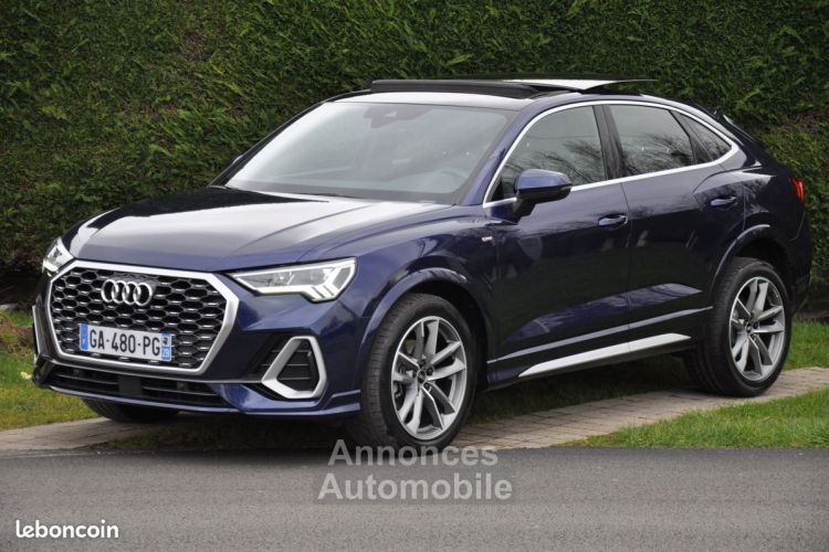 Audi Q3 Sportback 35 tfsi 150 Stronic S-line Sline 07-2021 Org France 47000kms Phares LED Jantes 19 Toit ouvrant Caméra Sièges chauffants Smartphone interface ... - <small></small> 35.880 € <small>TTC</small> - #1