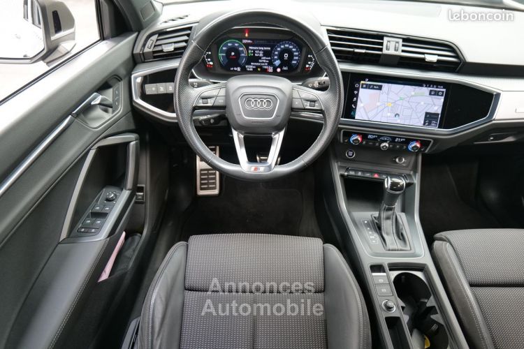 Audi Q3 Sportback 45 TFSIe 245CH S TRONIC LINE 1° MAIN FRANCAIS TVA RECUPERABLE -AUDI MATRIX LED VIRTUAL COCKPIT CLIM AUTO HAYON EMECTRIQUE SIEGES CHAUFFANTS KEY LESS G - <small></small> 42.950 € <small>TTC</small> - #6