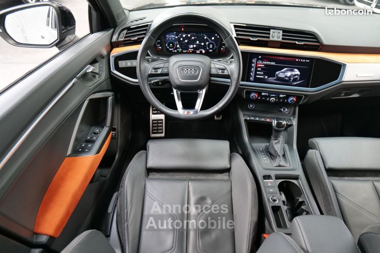 Audi Q3 Sportback 45 TFSIe 245CH S TRONIC LINE 1° MAIN FRANCAIS TVA RECUPERABLE -AUDI MATRIX LED VIRTUAL COCKPIT PLUS CAMERA DE RECUL JA19 KEY LESS GO PACK BLACK ECLAIR - <small></small> 44.950 € <small>TTC</small> - #6