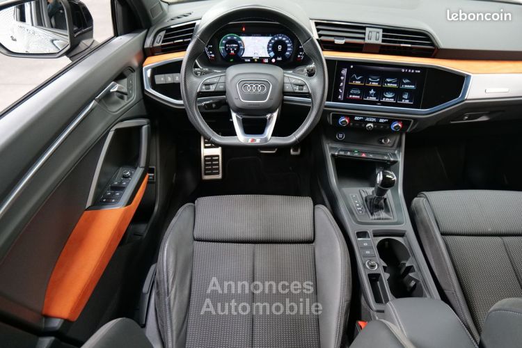 Audi Q3 Sportback 45 TFSIe 245CH S TRONIC LINE 1° MAIN FRANCAIS TVA RECUPERABLE -AUDI MATRIX LED VIRTUAL COCKPIT PLUS VOLANT MEPLAT CAMERA DE RECUL KEY LESS GO PACK BLA - <small></small> 42.950 € <small>TTC</small> - #6