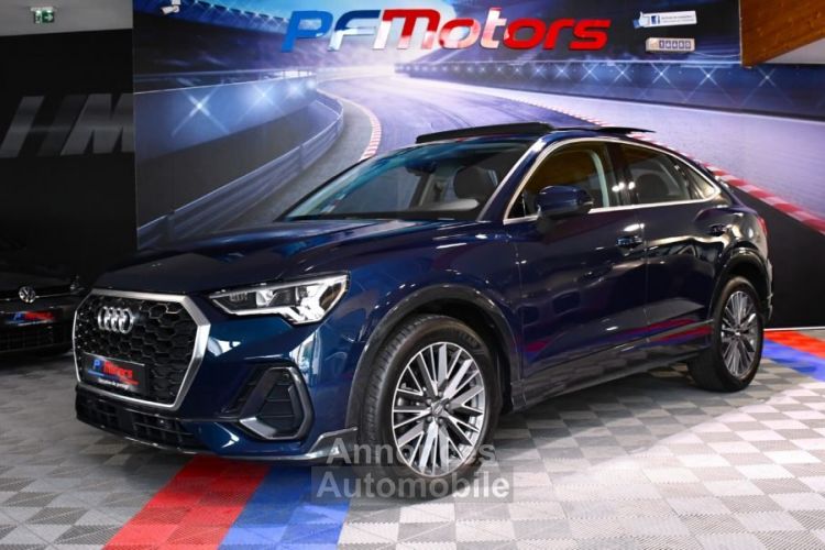 Audi Q3 Sportback Design Luxe 35 TDI 150 Quattro S-Tronic GPS ACC Attelage Cuir Hayon Pré Sense Virtual TO Lane JA 19 - <small></small> 34.990 € <small>TTC</small> - #1