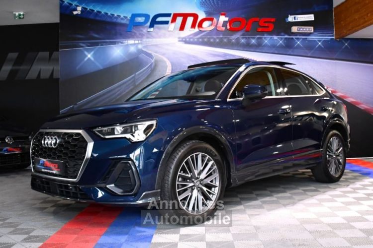 Audi Q3 Sportback Design Luxe 35 TDI 150 Quattro S-Tronic GPS ACC Attelage Cuir Hayon Pré Sense Virtual TO Lane JA 19 - <small></small> 34.990 € <small>TTC</small> - #7