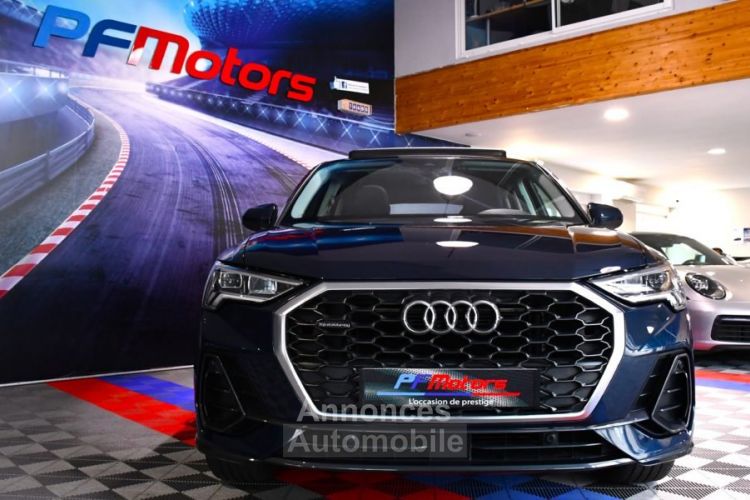 Audi Q3 Sportback Design Luxe 35 TDI 150 Quattro S-Tronic GPS ACC Attelage Cuir Hayon Pré Sense Virtual TO Lane JA 19 - <small></small> 34.990 € <small>TTC</small> - #9